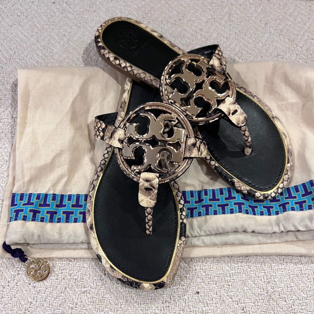 New Tory Burch Miller Sandal, Size 6